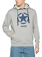 Jeep Sudadera con Capucha O100572 (Gris Claro)