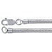 2.5mm Sterling Silver Seamless Snake Chain Necklace