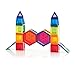 PowerClix Solids Magnetic Building Blocks Set, 94 Piece Magnetic Tiles, STEM Educational Construction Toy