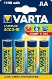 Rechargeable Power Accu R2Use AA R6 (Mignon) 4er-Pack 1600mAh Akku Rechargeable Power Accu R2Use AA R6 (Mignon) 4er-Pack 1600mAh Akku