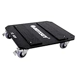 Odyssey FZADP Dolly Plate With Four Swivel Casters, Two With Brakes, For Flight Zone Amp Racks