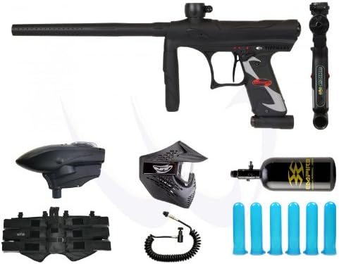 Tippmann Crossover Electronic Paintball Gun Black SSL-200 Tactical Package