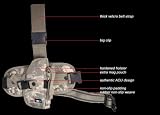 airsoft ACU drop leg, padded holster