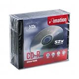 Imation CD-R with Standard Jewel Cases - 5-pk.