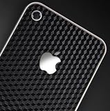 SGP アイフォン 4 スキンガード 【 CUBE BLACK 】 液晶保護シートセット for iPhone 4