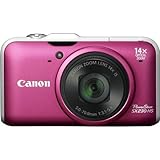 New Canon Red Powershot Sx230 Hs 12.1mp Digital Camera 14x Optical Zoom 3 I ....