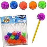 Dozen Ball Pencil Tops Fidget