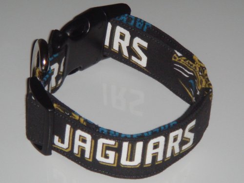 NFL Jacksonville Jaguars Football Dog Collar Medium 1