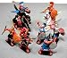 Alexander the Great Warriors Figure Playset (8 Warriors & 2 Horses) (Bagged) By BMC