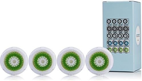 Compatible Brush Heads Replacement for Deep Pore, Sensitive, Normal, Acne, Twink Pack or 4pack.. for Facial Use, Compatible with Mia, Mia 2, Aria. Soft and Quality Hair Fibers .Satisfaction Guranteed