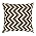 Greendale Home Fashions Toss Pillows, Zig Zag, Village Brown, Set of 2