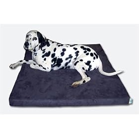 ExtraComfort Large Orthopaedic Memory Foam Dog Bed In Faux Suede Finish 7cm (3 inches) Deep