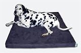 ExtraComfort Large Orthopaedic Memory Foam Dog Bed In Faux Suede Finish 7cm (3 inches) Deep