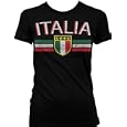 Italia Crest International Soccer Juniors T-shirt, Italy Soccer Juniors T-shirt