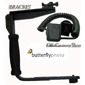 Rotating Flash Bracket Grip + I-TTL Off Camera Shoe Flash Cord FOR Nikon SB-600 SB-800 SB-900 SB-800 SB-400 SB-140 SB-80DX SB-50DX SB-30 SB-29 SB-29S SB-28 SB-28DX SB-27 SC-28