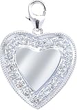 14k Gold Diamond Heart Charm (1/10 cttw)