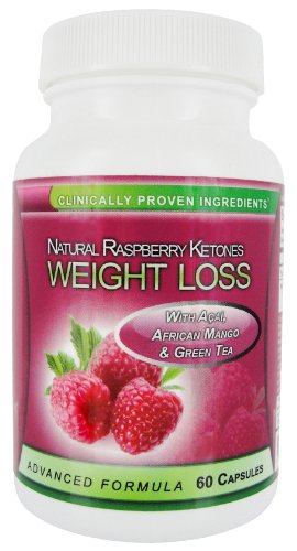 Trim Labs Pure Raspberry Keytones Weight Loss Pills, 60 Capsule