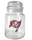 NFL Tampa Bay Buccaneers 31-Ounce Glass Candy Jar - Primary Logo