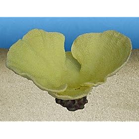 Nature's Image Artificial Corals: Bowl Turbinaria Yellow by 