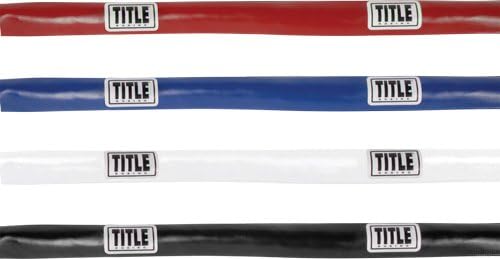 TITLE Boxing Pro Vinyl Zip Rope Covers (24 Ft. Platform - 22 Ft. Each Rope) - RD