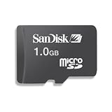 Sandisk 1GB microSD Card (SDSDQ-1024/001G, Plastic Case Packing)