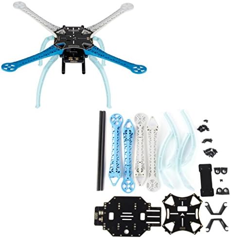 Floureoon® S500 PCB Four Axis Quadcopter Frame Kit Blue & White with Landing Gear for DJI F450 Upgrade Version FPV Quadcopter Gopro Gimbal Multicopter