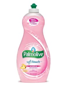 Palmolive Ultra Soft Touch with Vitamin E Dish Liquid, 25-Ounce (Pack of 2)