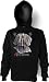 Hunde Jagd Vorstehhund Weimaraner Kapuzen Sweater in schwarz