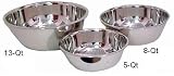 Lindy's 48D5 5-Qt Extra Heavy Stainless Steel Mixing Bowl