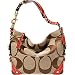Coach Signature With Patent Carly Purse in Geranium 11867