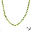 FPJ Irresistible Necklace With 60.10ctw Genuine Peridots Well Made in 14K Yellow Gold. Total item weight 12.8g Length 18in
