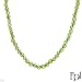 FPJ Irresistible Necklace With 60.10ctw Genuine Peridots Well Made in 14K Yellow Gold. Total item weight 12.8g Length 18in