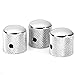 Hooshion® 3PCS 3in1 Chrome Electric Guitar Volume Tone Control Knobs