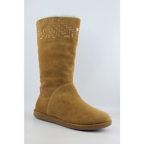 Cole Haan Sandals Cole Haan Women's Air Leighton Shearling Boot,Golden Safari Suede,7.5 B US