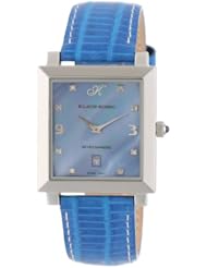 Klaus Kobec Womens 6040B-L Retro Swiss Quartz Stainless Steel Watch