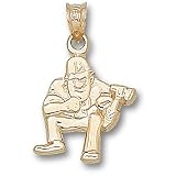 Purdue University Boilermaker Pete 5/8 Pendant (Gold Plated)