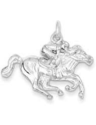 Sterling Silver Race Horse Charm