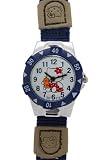 TimerMall OEM - Montre Enfants - Quartz - Tissu - Hello Kitty Cercle Enfants Dial Tissu Bleu Cartoo