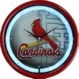 St. Louis Cardinals Plasma Neon Clock