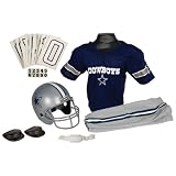Dallas Cowboys Youth NFL Deluxe Helmet and Uniform Set (Medium)