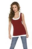 Arkansas Razorbacks Women's 2-Layered Racer Back Tank Top - by Alyssa Milano