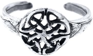 Toe Ring Sterling Silver (925) Antique Celtic, One Size Fits All