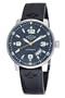 GV2 by Gevril Men's 4001R Stadium Automatic Stainless Steel Rubber Strap Watch