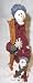 Boyds Bears Folkstone Snowmen Jean Claude & Jacques The Skiers #2815