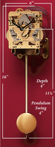Hermle 141-040 Coil Gong Movements