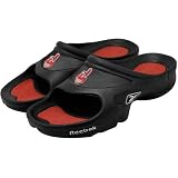 Reebok Cleveland Indians Black MLB Mojo Slide Sandals