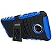 OEAGO Motorola Moto Z Force Droid Case, [Shockproof] [Impact Protection] Tough Rugged Dual Layer Protective Case with Kickstand for Moto Z Force Droid Edition (Not Fit for Moto Z Droid) - Blue