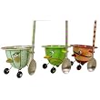 Pirate, Gold blush, Green Polka Dot Fun Novelty Metal Egg Cup with Spoon French Design