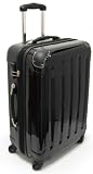 Reisekoffer Koffer Trolley XL/60cm Hartschale SCHWARZ