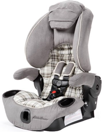 Baby's Store |   Eddie Bauer Adjustable High Back Booster Car Seat :  booster high bauer back